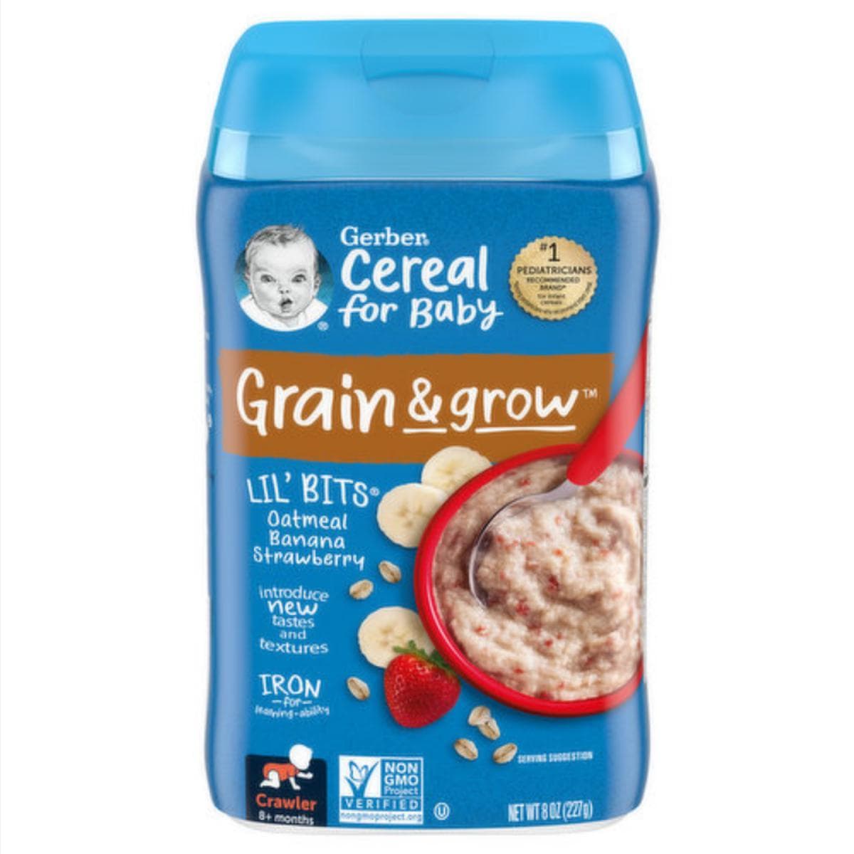Gerber Oatmeal Banana Strawberry,227g