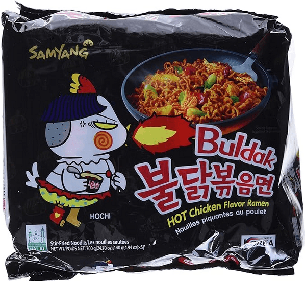 Buldak Hot Chicken Flavour Ramen 140g x 5 (Classic)