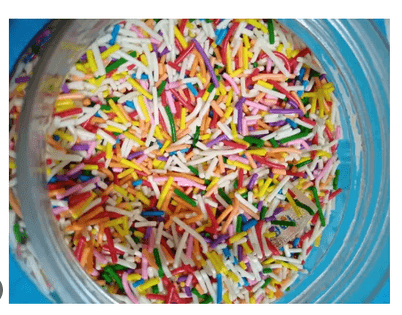 Rainbow Cake Decorating Ideas 25g*2pcs=50g