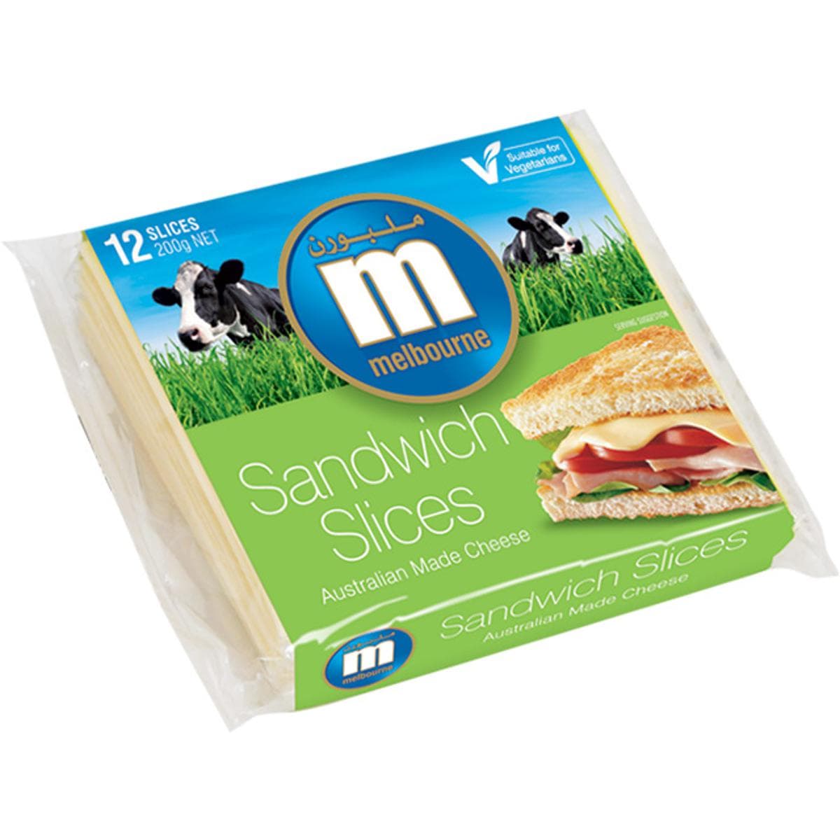 Slice Cheese Melbourne  Slices 200 gm-Australia