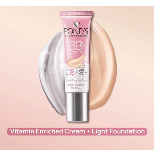 Pond's BB+ Cream Instant Spot Coverage + Light Make-up Glow Ivory SPF 30 PA++=18g