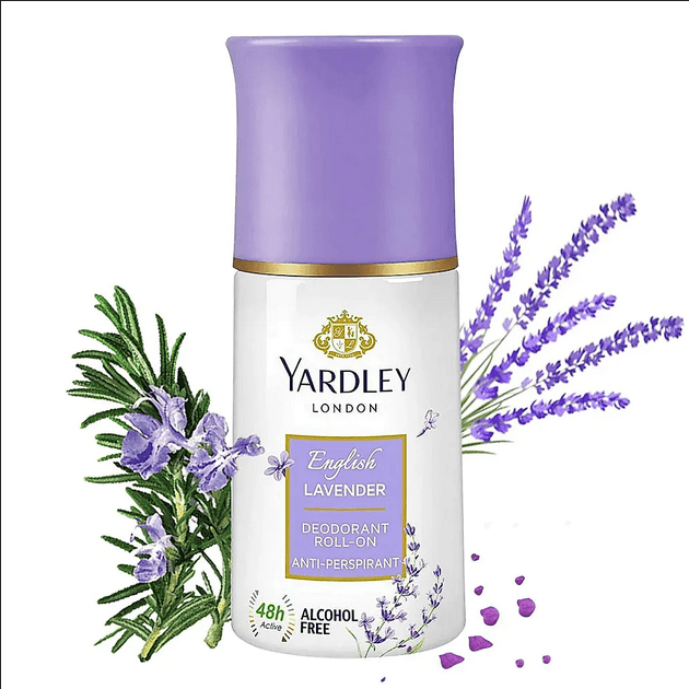 Yardley English Lavender Deodorant Roll On, 50 ml
