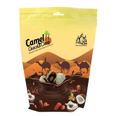Dates Palace Sweets Camel Chocolate Dates 400gm (uae)