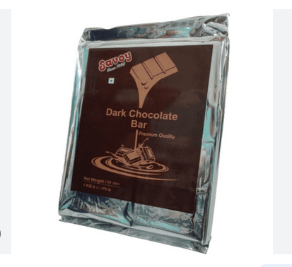Savoy Dark Chocolate Bar- 1kg
