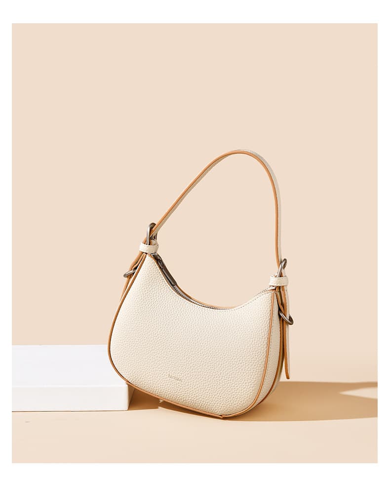 Trendy tote new style Women’s shoulder Bag (Cream) thumbnail